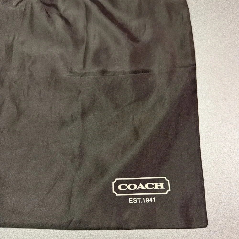 NEW Coach Large Brown Satin Dust‎ Bag Pouch Bag Storage for Bags or Shoes